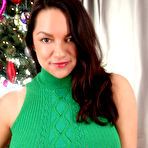 First pic of Monica Mendez Unwraps Huge Boobs at the Christmas Tree