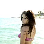 Fourth pic of Twilight star Ashley Greene nude in bodypainted bikini