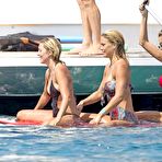 Third pic of Bar Refaeli sexy in bikini on yacht