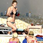 Second pic of Bar Refaeli caught in bikini on the beach in Mexico