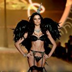 Fourth pic of Barbara Fialho sexy posing at VS fashion show 2013