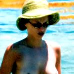 Third pic of Beatrice Luzzi topless scans and paparazzi shots