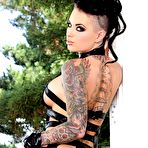 First pic of Christy Mack squeezes big boobs when getting mouth and pussy packed by stiff dick