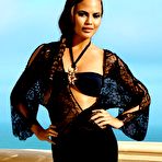 First pic of Christine Teigen sexy and bikini cleavage