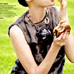 Second pic of Coco Rocha sexy posing scans from mags