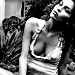 Second pic of Debora Salvalaggio black-&-white topless scans