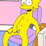 Second pic of Lisa Simpson masturbating - Free-Famous-Toons.com