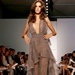 Fourth pic of Emina Cunmulaj see through runway shots