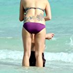First pic of Fearne Cotton caught in bikini on the beach in Miami