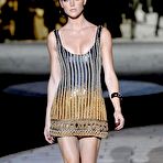Third pic of Hilary Rhoda sexy and see through runway shots