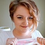 Second pic of College girl Sriracha Kitten naked for the first time at Yes Boobs