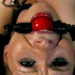 Fourth pic of Tied up slave lady Katja Kassin screams like crazy as master drills her ass doggy style