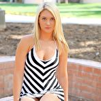 Second pic of Alison Angel: Alison Angel goes outdoors to... - BabesAndStars.com