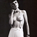 Fourth pic of Jana Knauerova black-&-white sexy and topless shots
