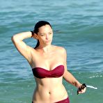 Third pic of Jessica Sutta sexy in bikini on the beach in Miami