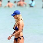 Second pic of Jill Martin wearing a bikini on the beach in Miami