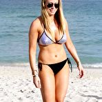 Third pic of Jill Martin sexy in bikini on the beach in Miami