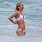 Third pic of Julianne Hough in white bikini on the beach