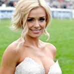 First pic of Katherine Jenkins shows cleavage at Epsom Derby Festival
