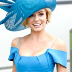 Second pic of Katherine Jenkins shows cleavage at Epsom Derby Festival