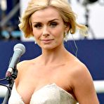 Third pic of Katherine Jenkins shows cleavage at Epsom Derby Festival