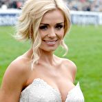 Fourth pic of Katherine Jenkins shows cleavage at Epsom Derby Festival