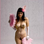Fourth pic of Eden Busty Burlesque Beauty - Cherry Nudes