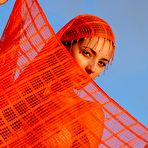 Fourth pic of Kira - Orange Cloak Photographed by Walter Bosque - Pmates Beautiful Girls!