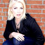Fourth pic of Kim Wilde non nude posing mag scans