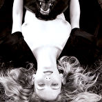 Third pic of Lydia Hearst black-&-white topless mag scans