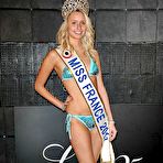 Fourth pic of Miss France 2011 Mathilde Florin sexy photocall