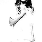 Second pic of Mischa Barton black-&-white sexy scans