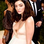 First pic of Lorde nipple slip at Costume Institute Gala in New York City