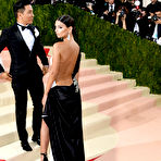 Second pic of Emily Ratajkowski sexy in tight dress at 2016 Costume Institute Met Gala