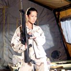 First pic of Asian military chick Gianna Lynn losing off cloths and boasting the real hot weapon