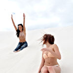 First pic of Breanne and Cassie On The Beach by In The Crack | Erotic Beauties