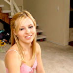 Fourth pic of FilthyNubiles.com's gallery :: cute teenie jacks off lucky guy and chocks on his cock