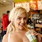 Fourth pic of Kylie Page Shows Tits at the Supermarket
