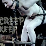 First pic of SexPreviews - Sierra Cirque is metal bound in dark dungeon and put in a cage