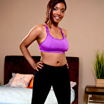First pic of Daya Knight enjoys a sweaty romp after her workout