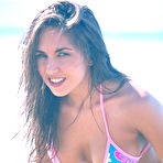Fourth pic of Zoe Britton: Smoking hot brunette babe Zoe... - BabesAndStars.com