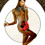 Fourth pic of Naomi Campbell sexy and topless scans from mags