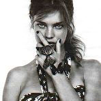 Fourth pic of Natalia Vodianova sexy and topless scans from mags