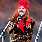 Fourth pic of Paloma Faith performing at Isle of Wight music festival