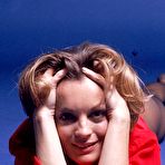 Second pic of Romy Schneider non nude posing scans from mags