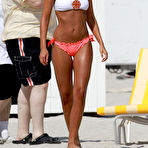 Fourth pic of Miss Finland 2012 Sara Yasmina Chafak in bikini on the beach