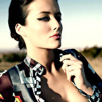 Third pic of Sarah Dumont sexy and topless mag scans