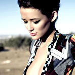 Fourth pic of Sarah Dumont sexy and topless mag scans