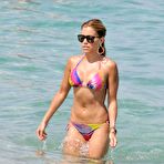 First pic of Sylvie Van Der Vaart sexy ini bikini on the beach in St Tropez