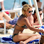 Fourth pic of Sylvie Van Der Vaart sexy ini bikini on the beach in St Tropez